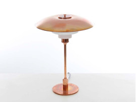 Mid century modern scandinavian PH 3½-2½ copper table lamp, Limited Edition
