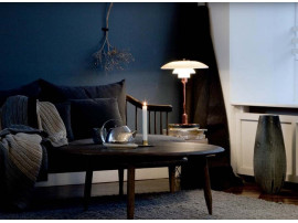 Lampe de table scandinavian en cuivre. Limited Edition de 2014