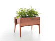 Mid-Century  modern scandinavian planter in copper 