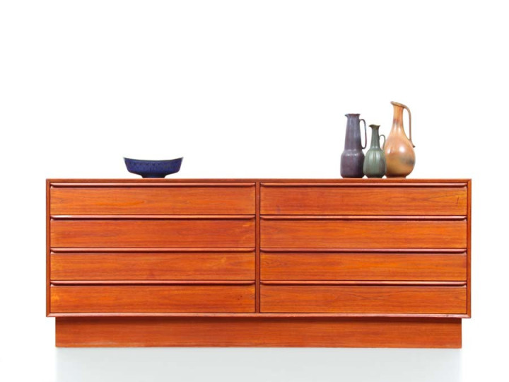 Scandinavian teak chest of drawers