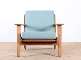 paire de fauteuils scandinaves modèle GE 390 de Hans Wegner pour Getama