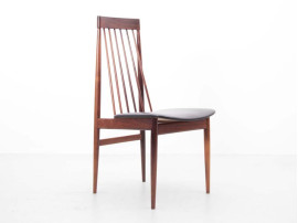 Mid-Century  modern set of 6 chairs in Rio rosewood by Ernst Martin Dettinger