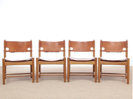 Mid-Century modern scandinavian set o f 4 chairs