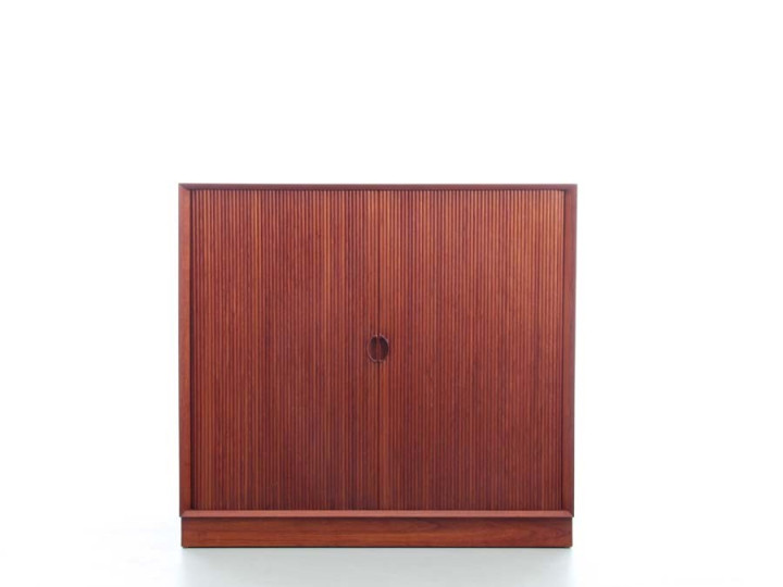 Mid-Century modern scandinavian  jealousy cabinet in solid teak by Peter Hvidt et Orla Mølgaard Nielsen