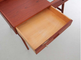 Bureau coiffeuse scandinave en teck