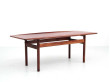 Table basse scandinave en palissandre de Rio modèle GJ 106