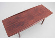 Mid-Century  modern scandinavain coffee table in Rio rosewood by Grete Jalk