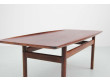 Table basse scandinave en palissandre de Rio modèle GJ 106