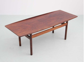 Mid-Century  modern scandinavain coffee table in Rio rosewood by Grete Jalk