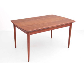 Table de repas scandinave extensible en teck 4/8 pers.