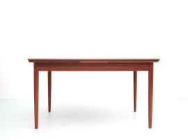 Mid-Century modern scandinavian dining table in teak 4/8 seats