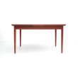 Table de repas scandinave extensible en teck 4/8 pers.