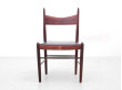 Mid-Century  modern scandinavian set of 6 dining chairs in Rio rosewood by H. Vestervig Eriksen