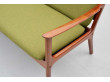 Mid-Century  modern scandinavian PJ112 sofa 3 seats by Ole Wanscher