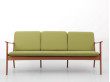 Mid-Century  modern scandinavian PJ112 sofa 3 seats by Ole Wanscher