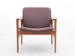 Mid-Century  modern scandinavian 711 loungechair by Fredrik Kayser. New edition