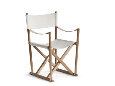 Mid-Century  modern scandinavian chair Folding MK16 by Mogens Koch. New product. Fabric