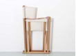 Mid-Century  modern scandinavian chair Folding MK16 by Mogens Koch. New product. Fabric