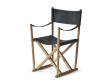 Mid-Century  modern scandinavian chair Folding MK16 by Mogens Koch. New product. Leather