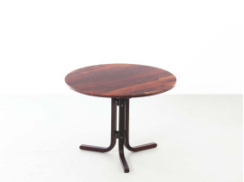 Table basse ou d'appoint scandinave en palissandre de Rio 