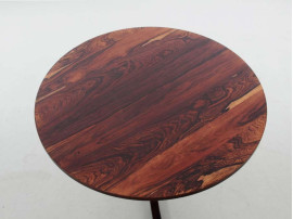 Mid century modern scandinavian side table in Rio rosewood