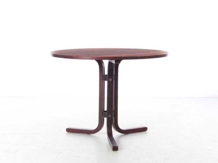 Mid century modern scandinavian side table in Rio rosewood