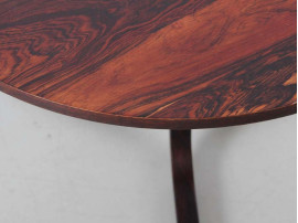 Mid century modern scandinavian side table in Rio rosewood