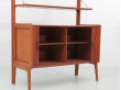 Mid century modern scandinavian free standing shelves in teck