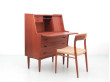 Secretaire scandinave en teck