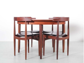 Dining set scandinave en teck. 