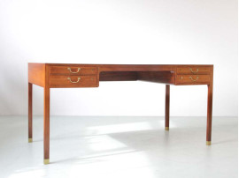 Mid century modern scandinavian Desk designed by Ole Wanscher for AJ Iversen