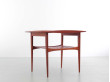 Table d'appoint scandinave en teck massif modèle FD 510