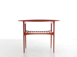 Table d'appoint scandinave en teck massif modèle FD 510