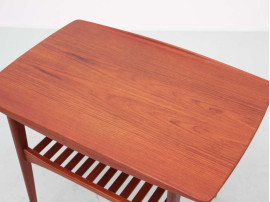 Mid-Century  modern side table in teak by Tove and Edvard Kindt-Larsen model FD 510