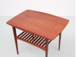 Table d'appoint scandinave en teck massif modèle FD 510