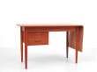 Mid century modern scandinavian desk in teak.