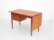 Mid century modern scandinavian desk in teak.