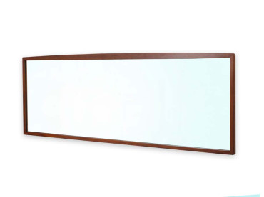 Mid century modern scandinavian mirror in Rio rosewood