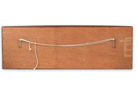 Mid century modern scandinavian mirror in Rio rosewood