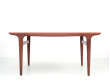 Table de repas scandinave 4/8 pers. en teck