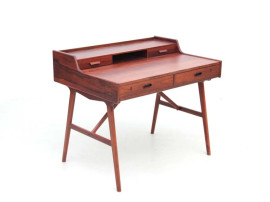 Mid-Century  modern scandinavian Rio rosewood desk by Arne Wahl Iversen