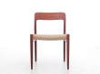 Mid-Century  modern scandinavian set of 6 teak dining chairs model 75 by Niels O. Møller