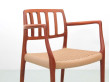 Mid-Century  modern scandinavian set of 4 teak armchairs model 66 by Niels O. Møller