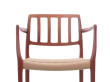 Mid-Century  modern scandinavian set of 4 teak armchairs model 66 by Niels O. Møller