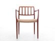 Mid-Century  modern scandinavian set of 4 teak armchairs model 66 by Niels O. Møller