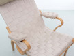 Mid-Century modern scandinavian pair of lounge chair Miranda by Bruno Mathsson