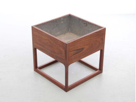 Mid-Century modern scandinavian planter in rosewood by Kai Kristiansen