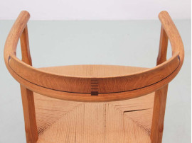 Mid century modern armchair  model Captain or PP62 by Hans Wegner for PP Møbler