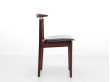 Mid-Century  modern scandinavian set of 4  chairs in rosewood model 465  by Helge Sibast