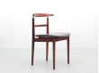 Mid-Century  modern scandinavian set of 4  chairs in rosewood model 465  by Helge Sibast